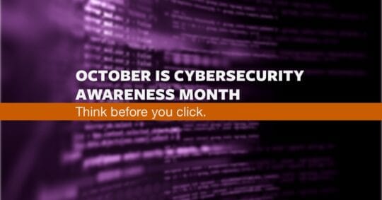 Cybersecurity Awareness Month featured image